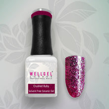 Load image into Gallery viewer, WellGel London Hypoallergenic Gel Polish, Crushed Ruby 10 ml